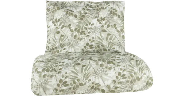 Voodipesukomplekt cherie 150x210+55x65 roheline