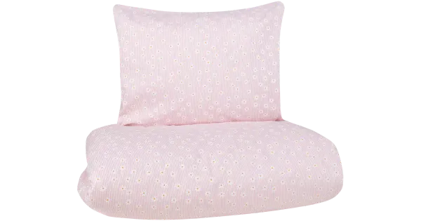 Voodipesukomplekt Daisy 150x210+55x65 roosa