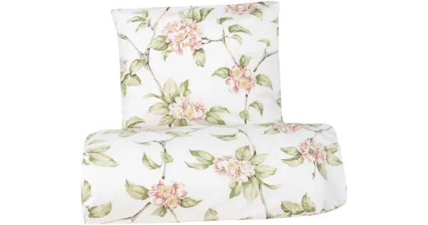 Voodipesukomplekt Õunaõis 150x210+55x65 roosa
