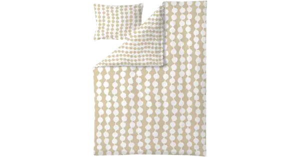 Voodipesukomplekt Pampula 150x210+50x60 beež