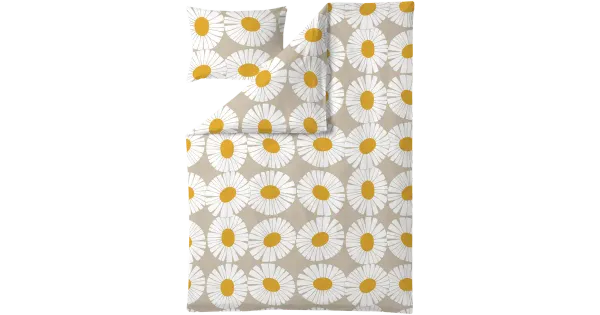 Voodipesukomplekt valo 150x210+50x60 beež