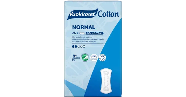 Vuokkoset Cotton Normal pesukaitse 26 tk