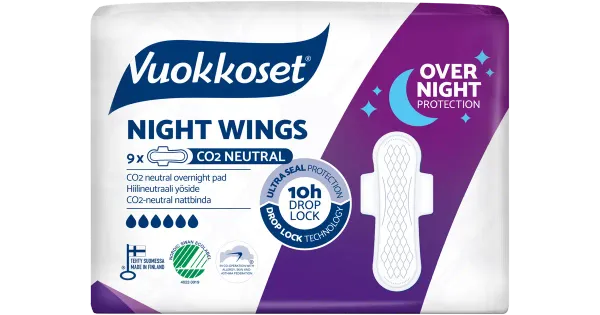 Vuokkoset Night hügieeniside 9tk