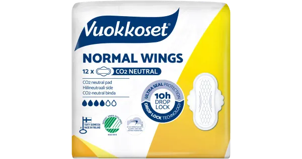 Vuokkoset Normal hügieeniside 12 tk
