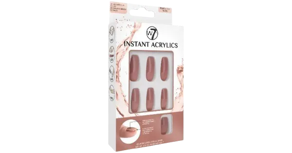 W7 Instant Acrylics kunstküüned Nude