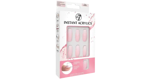 W7 Instant Acrylics kunstküüned Pinkki