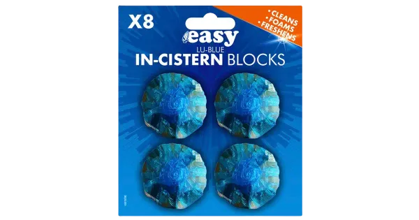 Wc loputuskasti sinised tabletid Easy 8tk