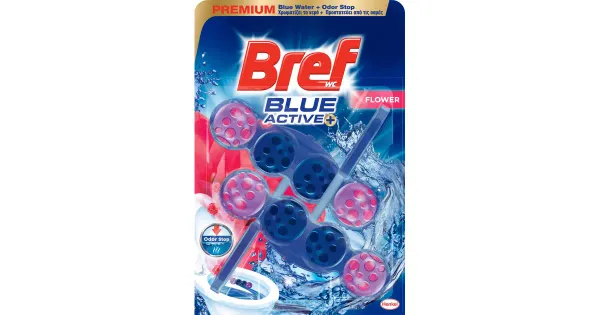 Wc-seep Bref Blue Active Flower 2x50g
