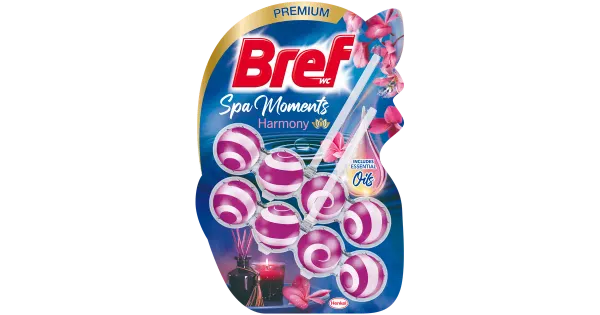 WC-värskendaja Bref Spa Moments Harmony 2x50g