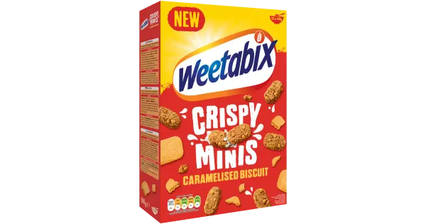 Weetabix Minis karamelliseeritud küpsisetükkidega täisteranisust hommikuhelbed 500g