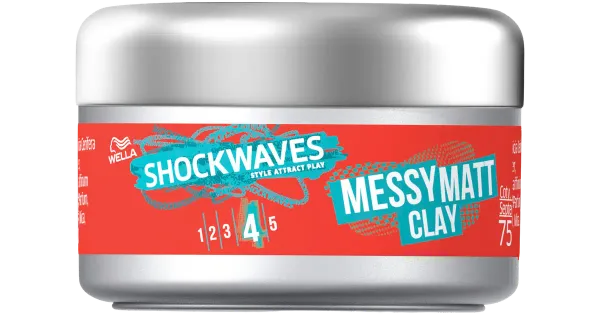Wella juuksevaha shockwaves messy matt 75ml