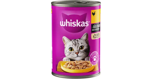 Whiskas konserv kassidele kanalihaga 400 g