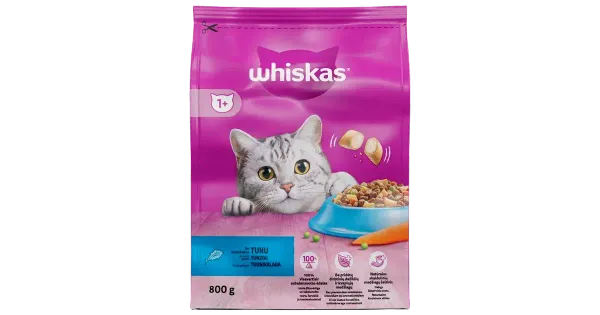 Whiskas kuivtoit täiskasvanud kassidele tuunikalaga 800g