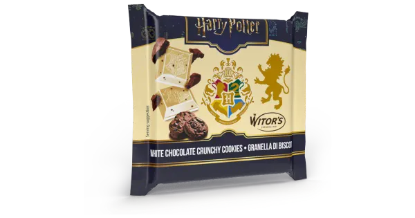Witor's Harry Potter valge šokolaad kakaoküpsise tükkidega 40g