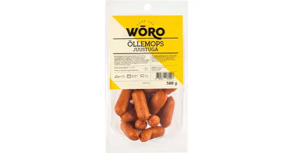 Wõro Õllemops Juustuga 500 G