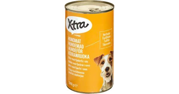 X-tra konserv koertele linnulihaga 1240 g
