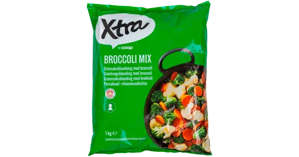 X-Tra Köögiviljasegu Brokkoliga 1 Kg