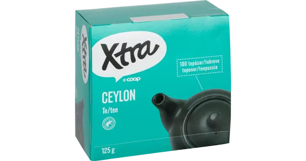 X-tra tee Ceylon 100 x 1,25 g