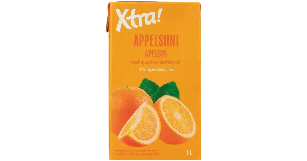 Xtra apelsinimahlajook 20% 1l