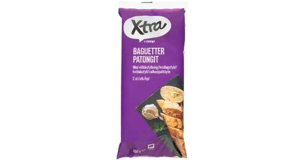 Xtra Baguette Küüslaugutäidisega 2 tk 350 g