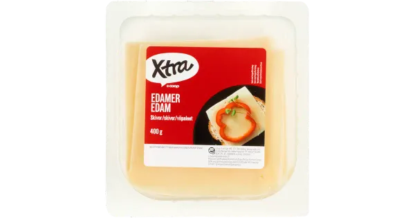 Xtra Edam viilutatud juust, 400 g