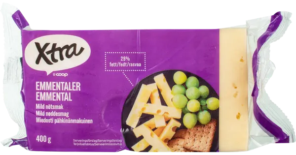 Xtra emmentali juust, 400 g