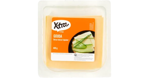 Xtra Gouda viilutatud juust, 400g