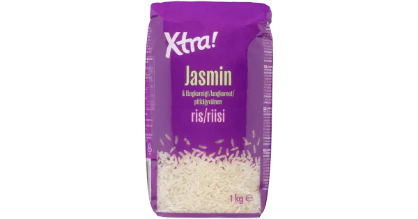 Xtra jasmiiniriis ja pikateraline valge riis 1kg