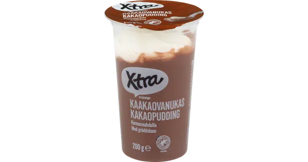 Xtra kakaopuding vahukoorega, 200 g