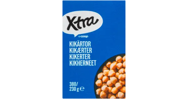 Xtra kikerherned soolvees 380/230g
