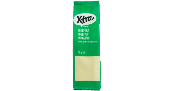 Xtra kuivatatud jahvatatud ingver 70g