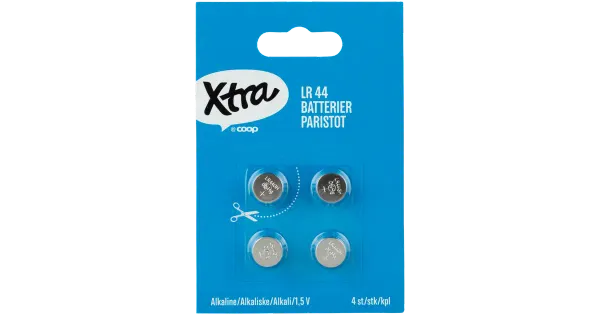 Xtra leelispatarei lr44 4tk