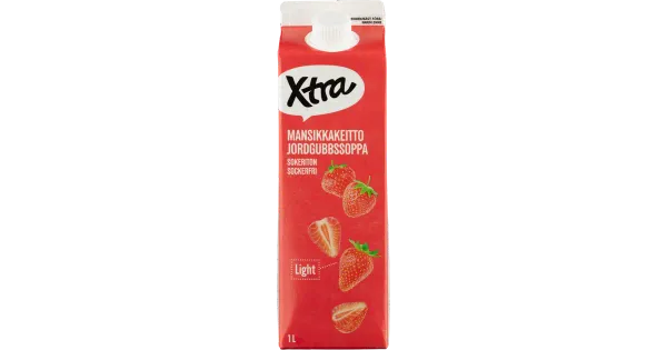 Xtra maasikasupp suhkruvaba 1l