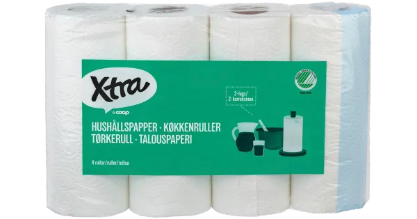 Xtra majapidamispaber 2-kihiline 4 rulli