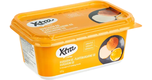 Xtra margariin 60%, 400 g