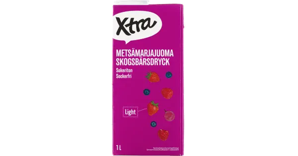 Xtra metsamarjajook suhkruvaba 1L