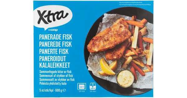 Xtra Paneeritud Kalafilee 600 g