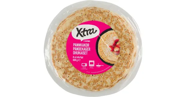 Xtra Pannkoogid 8Tk, 480G