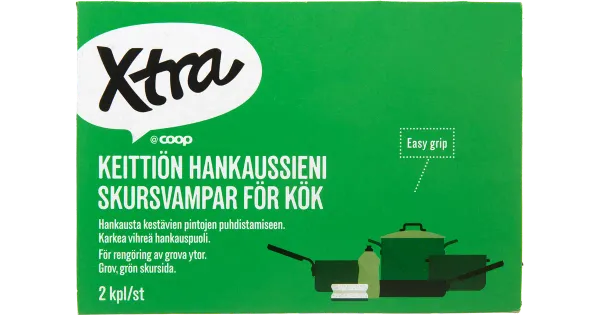 Xtra pesusvamm kõva 2tk