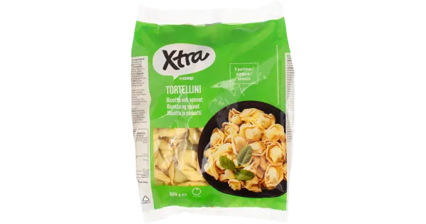 Xtra Ricotta-Spinatitäidisega Tortelliinid