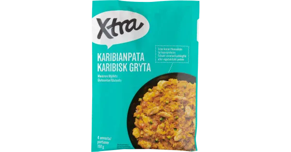 Xtra riisi, puu- ja aedviljasegu maitseainetega 150g