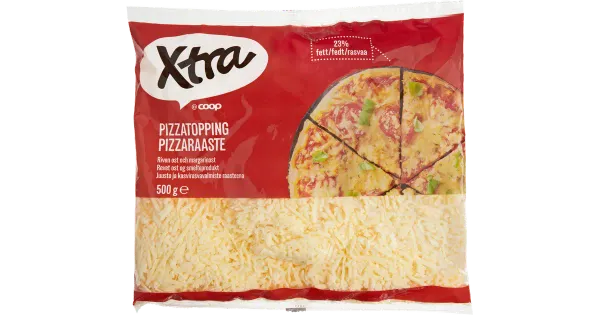 Xtra riivitud juust ja taimerasva toode, 500 g