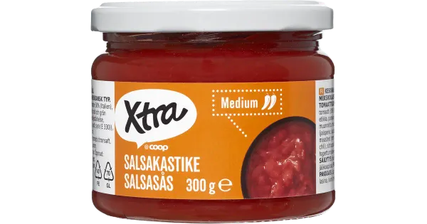 Xtra salsakaste medium 300 g