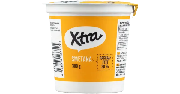 Xtra smetana 20% 300 g