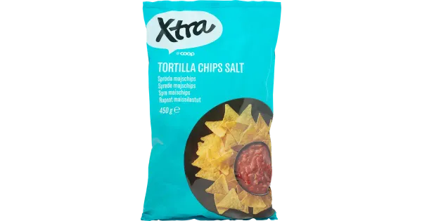Xtra tortilla chips 450 g