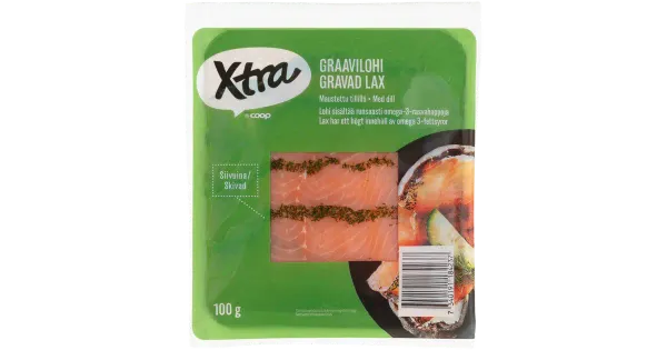 Xtra Viilutatud Graavilõhe 100 G