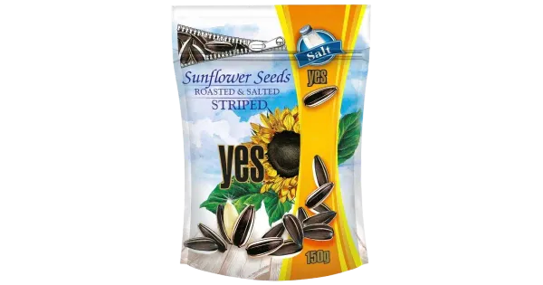Y.E.S. triibulised päevalilleseemned soolaga 150g