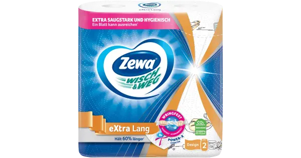 Zewa Majapidamispaber Wisch&Weg Design 2 rulli