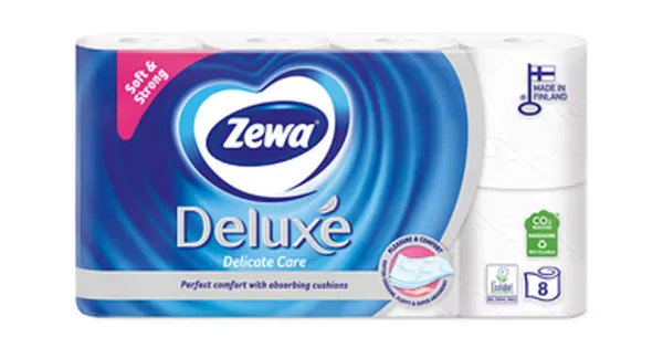 Zewa Tualettpaber Deluxe 8 rulli 3-kihiline