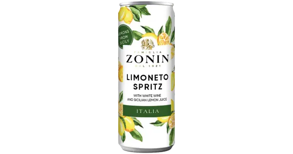 Zonin Limoneto Spritz aromatiseeritud veinijook 6%vol 250 ml